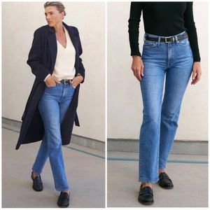 AYR The Pop Hopelessly Devoted Straight Leg Mid Rise Jean Womens 29